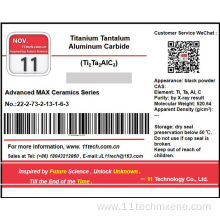 Exclusive chemical material Ti2Ta2AlC3 Black powder